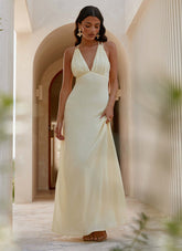 Kacia Maxi Dress - Lemon
