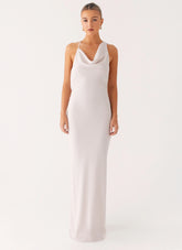 Opal Glow Maxi Dress - Off White